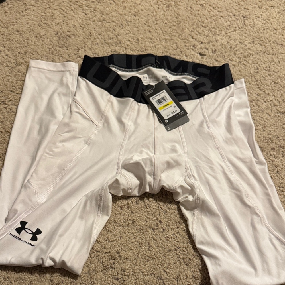 Under Armour Men's White Boxer Briefs